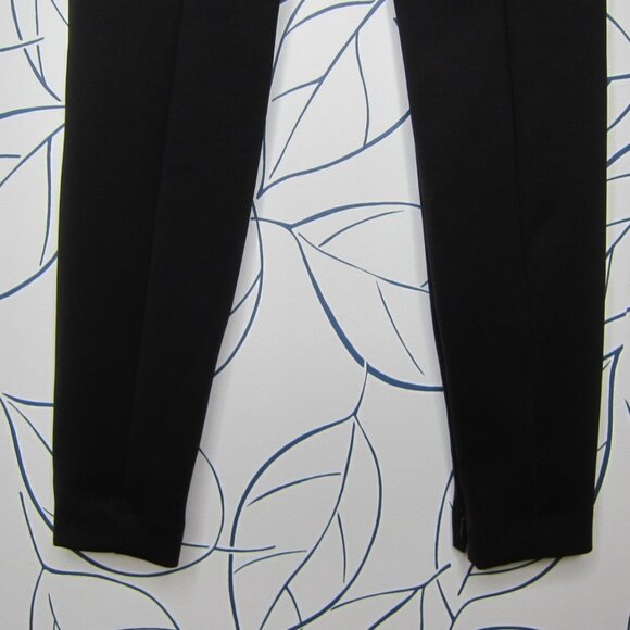 THEORY Black High Rise Scuba Ankle Zip Pants Women's Size 6 NWOT Retail $295 - Picture 11 of 14